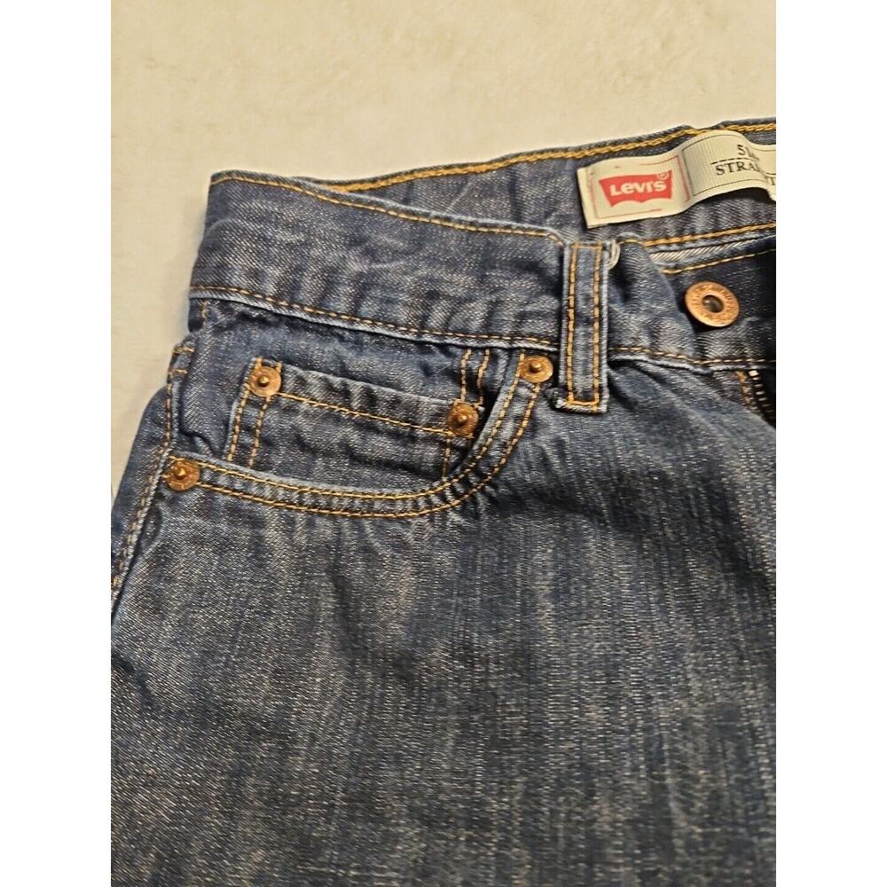 Levi's BOYS 514 SIZE 14 Regular 27x27 Straight Jeans Denim - Picture 4 of 11